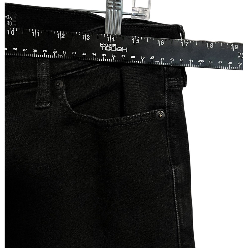 Hollister 34X30 Jeans Men's Skinny Black Denim Stretch‎ - Picture 6 of 8